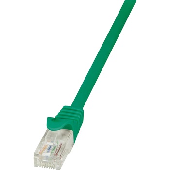 Cablu UTP LOGILINK Cat5e, cupru-aluminiu, 3 m, verde, AWG26, CP1065U Cablu UTP LOGILINK Cat5e, cupru-aluminiu, 3 m, verde, AWG26, CP1065U