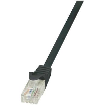 Cablu UTP LOGILINK Cat6, cupru-aluminiu, 3 m, negru, AWG24, CP2063U Cablu UTP LOGILINK Cat6, cupru-aluminiu, 3 m, negru, AWG24, CP2063U