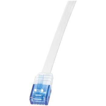Cablu UTP LOGILINK Cat6, cupru, flat, 5 m, alb, AWG32, CF2071U Cablu UTP LOGILINK Cat6, cupru, flat, 5 m, alb, AWG32, CF2071U