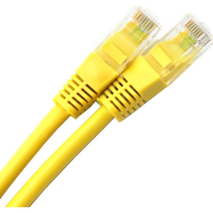 Cablu UTP SPACER Cat5e, cupru-aluminiu, 0.5 m, galben, AWG26, SP-PT-CAT5-0.5M-Y