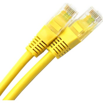 Cablu UTP SPACER Cat5e, cupru-aluminiu, 2 m, galben, AWG26, SP-PT-CAT5-2M-Y Cablu UTP SPACER Cat5e, cupru-aluminiu, 2 m, galben, AWG26, SP-PT-CAT5-2M-Y