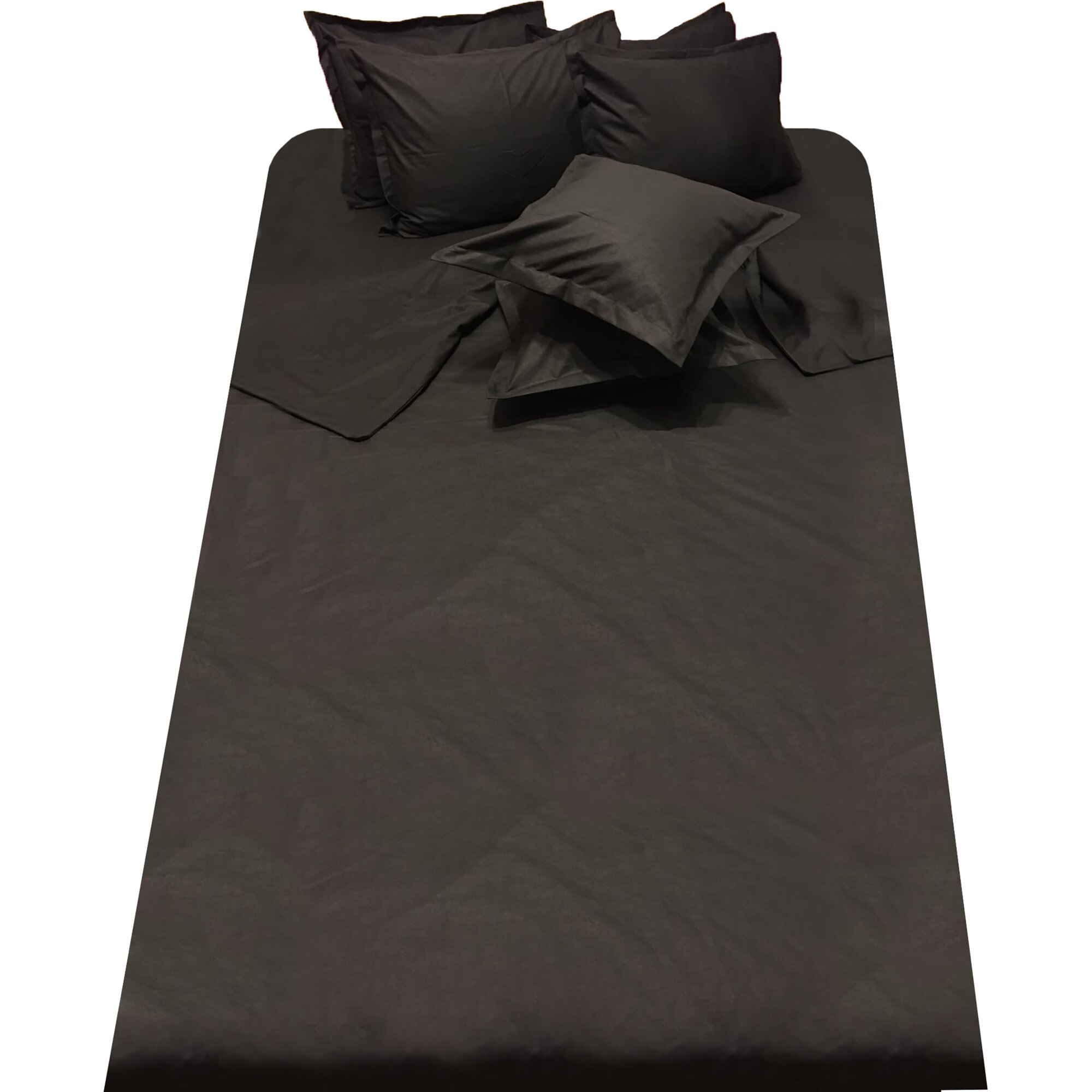 Set lenjerie cu elastic, 8 piese bumbac ranforce, pentru saltea de 1,80m sau mai mare, by Liz Line - L8RE7KS