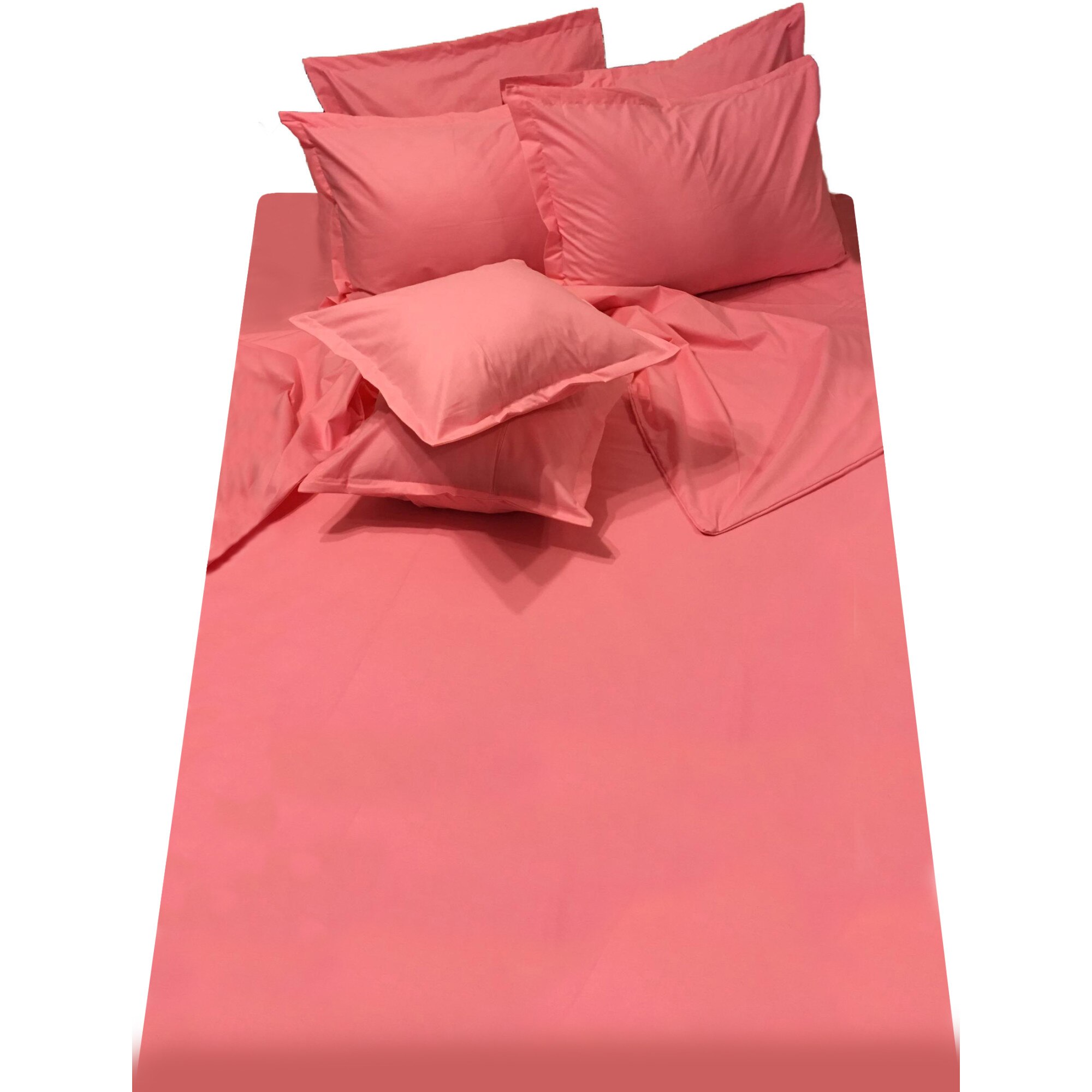 Set lenjerie cu elastic, 8 piese bumbac ranforce, pentru saltea de 1,80m sau mai mare, by Liz Line - L8RE3KS