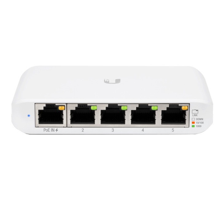 Switch Ubiquiti UniFi Network Flex Mini USW-Flex-Mini, 4 porturi Gigabit