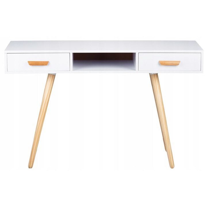 Birou modern pentru calculator, cu doua sertare, 120x45x75 cm