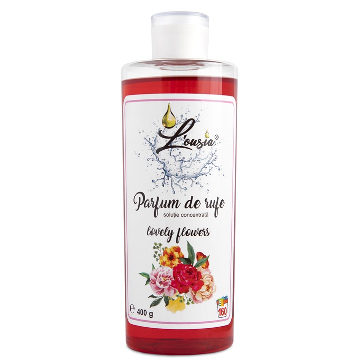 L'ousia koncentrált öblítő, Lovely Flowers, 400 g, 160 mosás