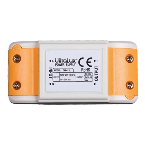 Sursa de alimentare, mini pentru benzi led, nerezistenta la apa, 12v, 6w, ZNP126 Ultralux