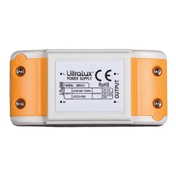Sursa de alimentare, mini pentru benzi led, nerezistenta la apa, 12v, 6w, ZNP126 Ultralux Sursa de alimentare, mini pentru benzi led, nerezistenta la apa, 12v, 6w, ZNP126 Ultralux