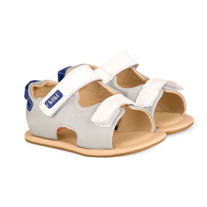 Детски Сандали за момче BiBi Shoes Afeto Gray/Blue, Сив, 17 EU