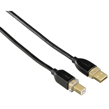 Cablu USB Hama cu mufa USB type B 1.8m Cablu USB Hama cu mufa USB type B 1.8m