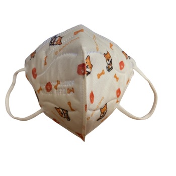 Set 5 Masti de protectie pentru copii, calitate premium, ambalate individual, standard FFP2/KN95 din 5 straturi , CE 2163, BFE>95, culoare alb cu desene Set 5 Masti de protectie pentru copii, calitate premium, ambalate individual, standard FFP2/KN95 din 5 straturi , CE 2163, BFE>95, culoare alb cu desene