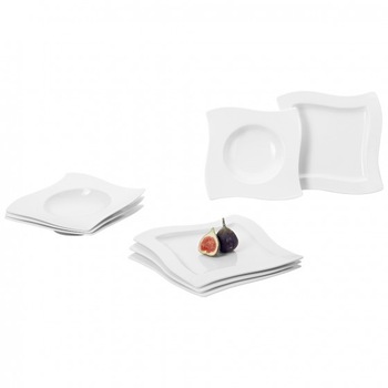 Set farfurii Villeroy & Boch NewWave Dinner 8 piese Set farfurii Villeroy & Boch NewWave Dinner 8 piese