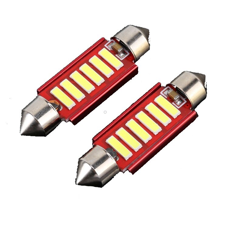 Set de 2 Becuri led, Lumina de citit, canbus, 41mm