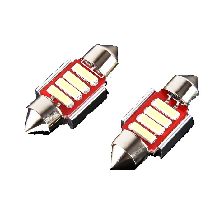 LED izzó készlet, Canbus, olvasólámpa, 31 mm, 2 db