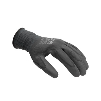 Set 12 perechi de manusi Handy, pentru operatii de montaj, poliuretan, marimea L, negru Set 12 perechi de manusi Handy, pentru operatii de montaj, poliuretan, marimea L, negru