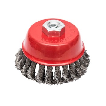 Perie sarma, tip cupa, cu toroane, M14, 100 mm, Beorol Perie sarma, tip cupa, cu toroane, M14, 100 mm, Beorol