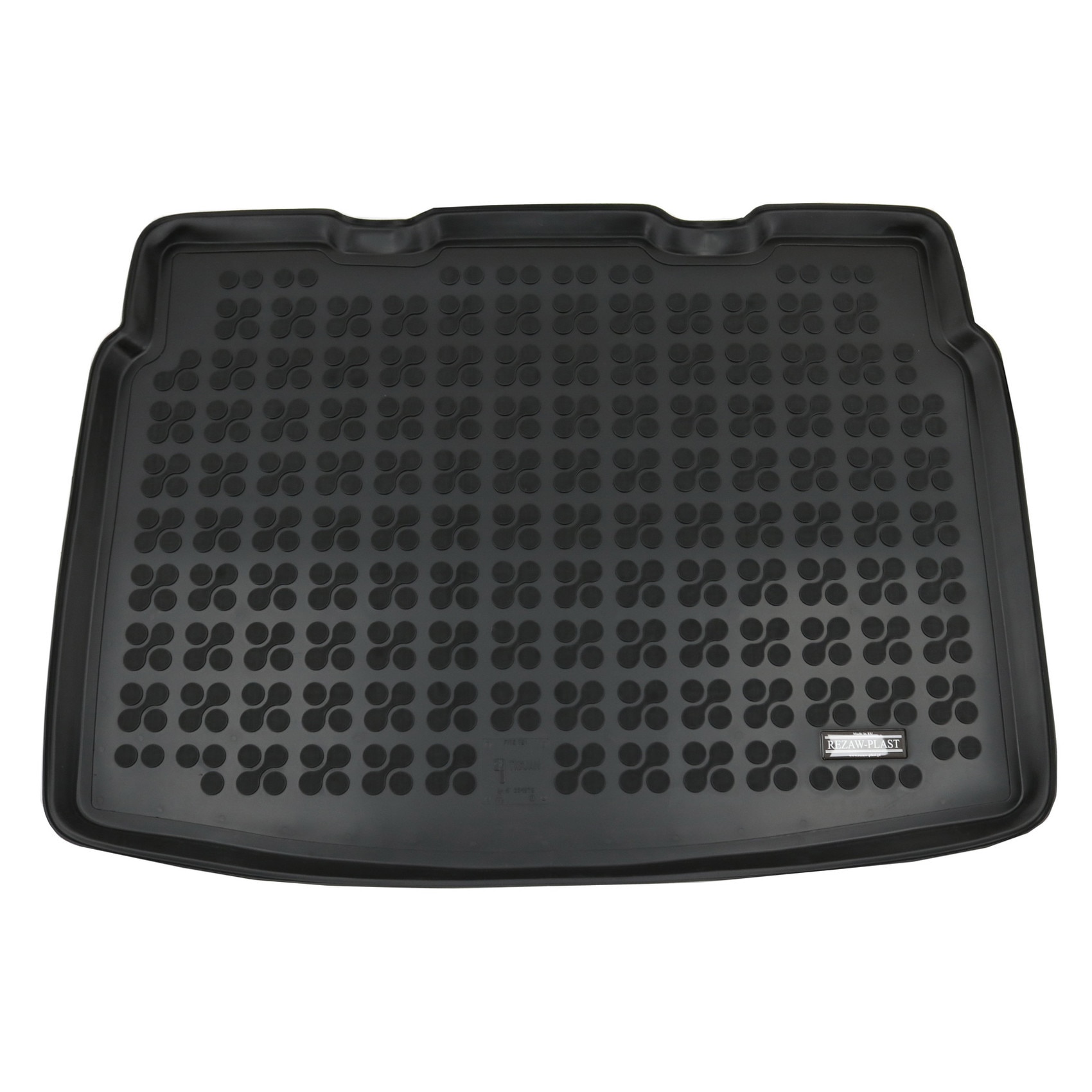 Covoras Tavita portbagaj Negru compatibil cu VW Tiguan II 4x2 (2015-Up) (231878) - partea de jos a portbagajului