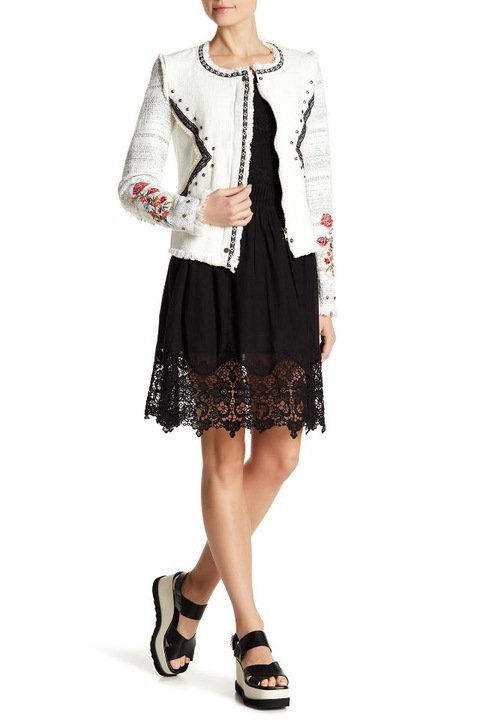 Fusta Desigual 36, Negru, 61F2LA1