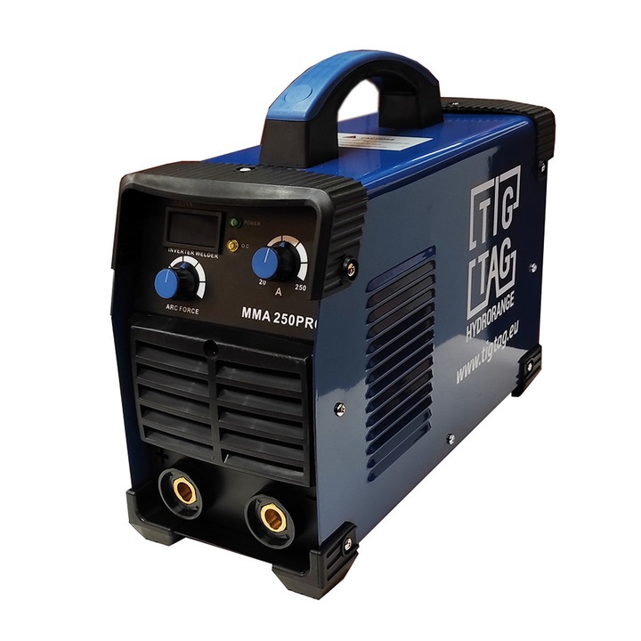 Инверторен електрожен TIGTAG MMA 250Pro, електрод 1.6-5.0мм, Включени аксесоари