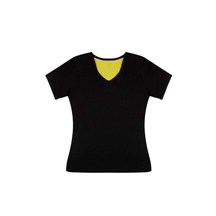 SIKS® vékony neoprén póló, fekete, méret