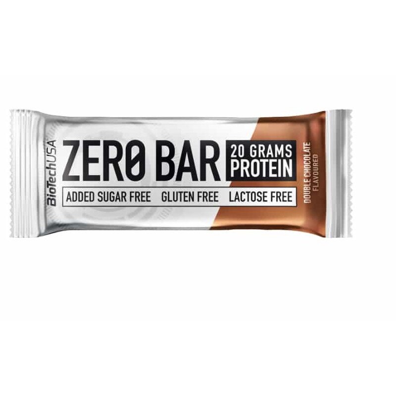 Baton proteic, brand BIotech, Zero Bar, 50 grame