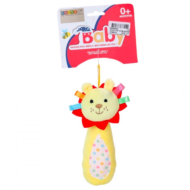 Jucarie din plus cu sunet, Leutul Neinfricat - Krista®