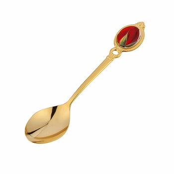 Lingura cafea, aurie 13 cm Lingura cafea, aurie 13 cm