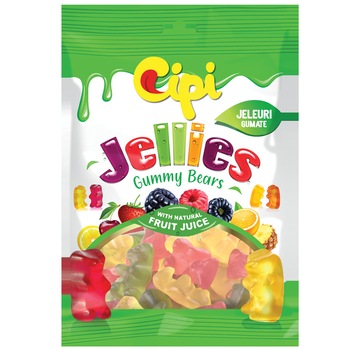 Jeleuri Ursuleti gumati, CIPI Jellies - BAX (30 pungi*75g) Jeleuri Ursuleti gumati, CIPI Jellies - BAX (30 pungi*75g)