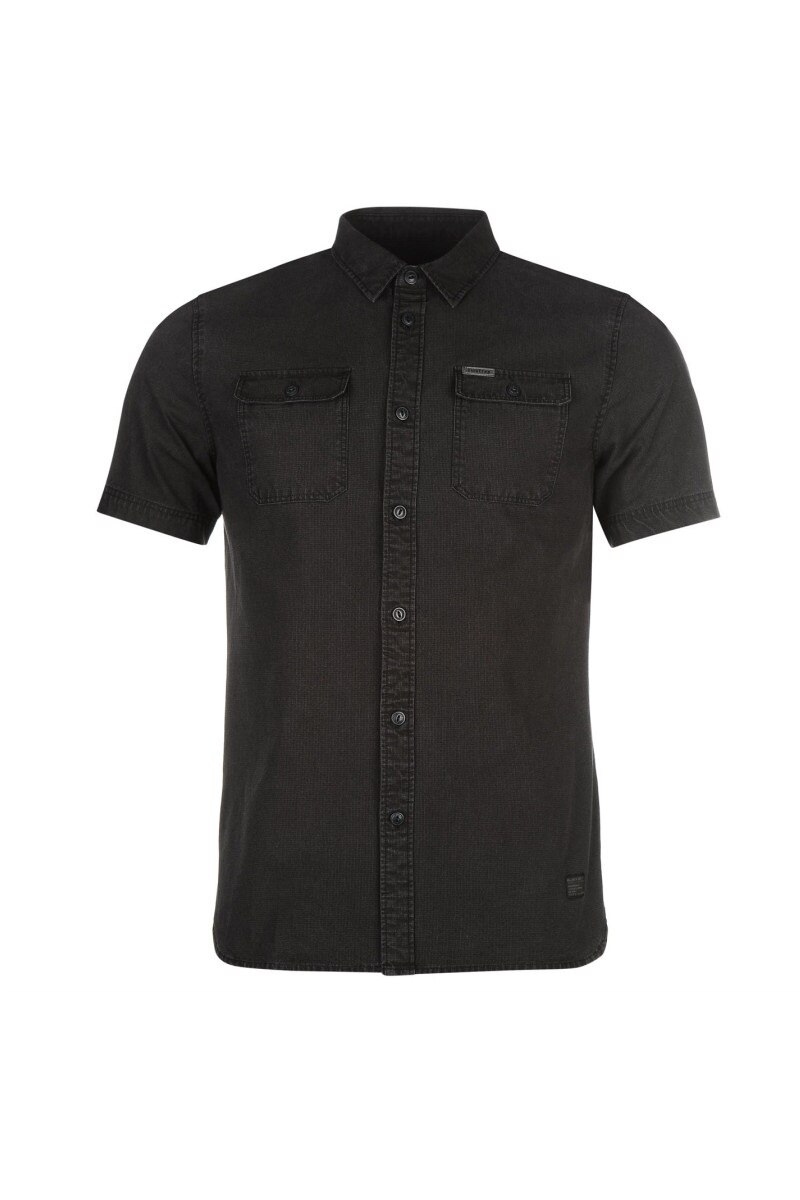 Camasa barbati, Firetrap Dtooth, Bumbac, L EU, Gri inchis