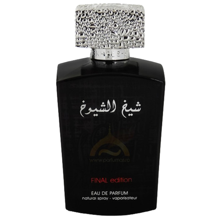 Apa de Parfum Lattafa, Sheikh Shuyukh Final Edition, Barbati, 100 ml