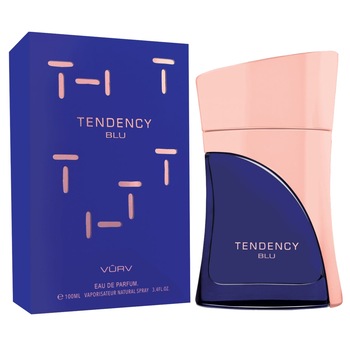 Apa de Parfum Vurv, Tendency Blu, Unisex, 100 ml Apa de Parfum Vurv, Tendency Blu, Unisex, 100 ml
