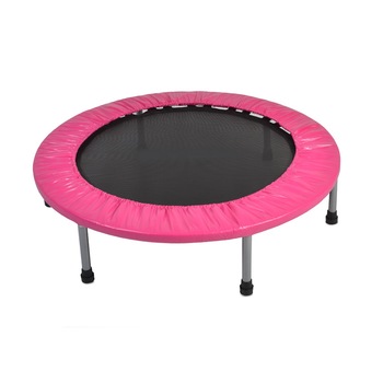Trambulina copii pentru interior NOVOKIDS™ My First Trampoline, Diametru 96 cm, 38 inch, Maxim 100 kg, 30 de arcuri, Roz Trambulina copii pentru interior NOVOKIDS™ My First Trampoline, Diametru 96 cm, 38 inch, Maxim 100 kg, 30 de arcuri, Roz