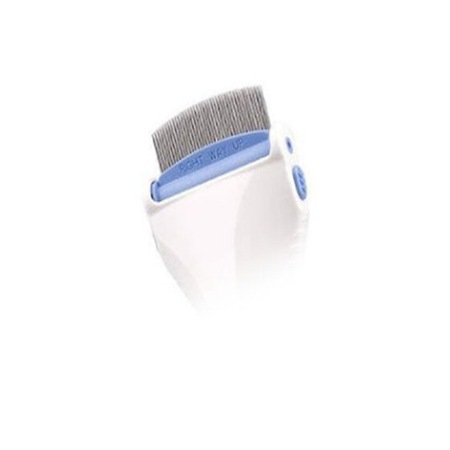 Pieptene aspirator SIKS® impotriva paduchilor si parazitilor, alb/albastru