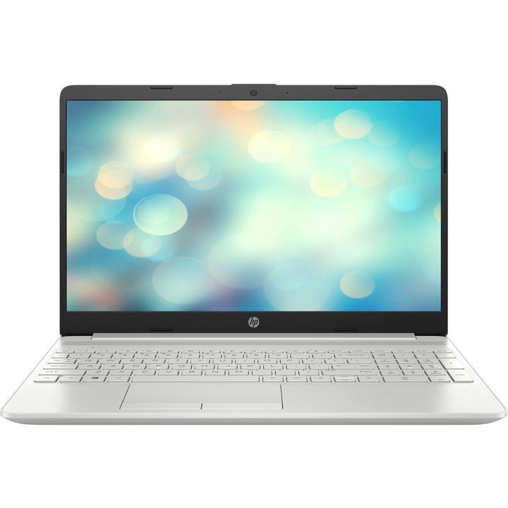 Лаптоп HP Notebook 15-dw3004nu, 2M6D0EA.250SSD, 15.6", Intel Core i3-1115G4 (2-ядрен), Intel Iris Xe Graphics, 8 GB 2666MHz (1x8GB) DDR4, Сребрист EoL
