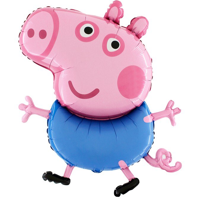 Balon folie figurina Peppa Pig, multicolor, 85 x 55 cm