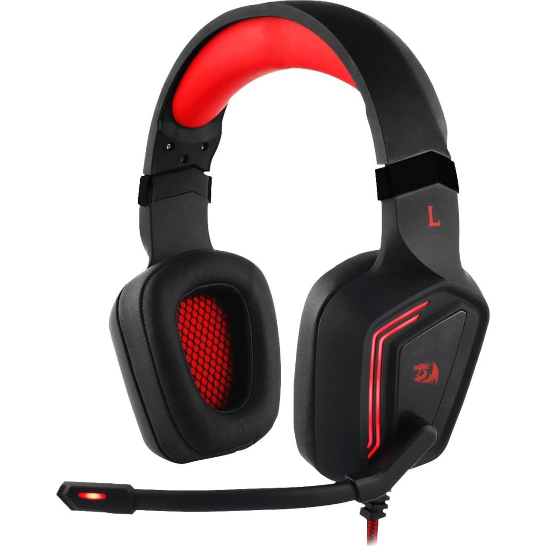 Casti gaming Redragon Muses2, surround virtual 7.1, difuzoare 50mm, USB, Negru