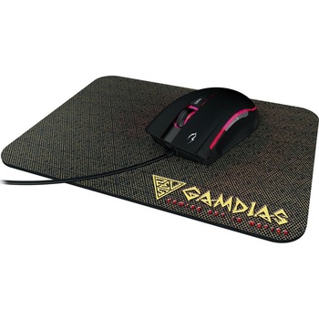 Mouse gaming Gamdias Zeus E2, iluminare RGB, 6 butoane, ambidextru, include mouse pad GAMDIAS NYX E1 Mouse gaming Gamdias Zeus E2, iluminare RGB, 6 butoane, ambidextru, include mouse pad GAMDIAS NYX E1