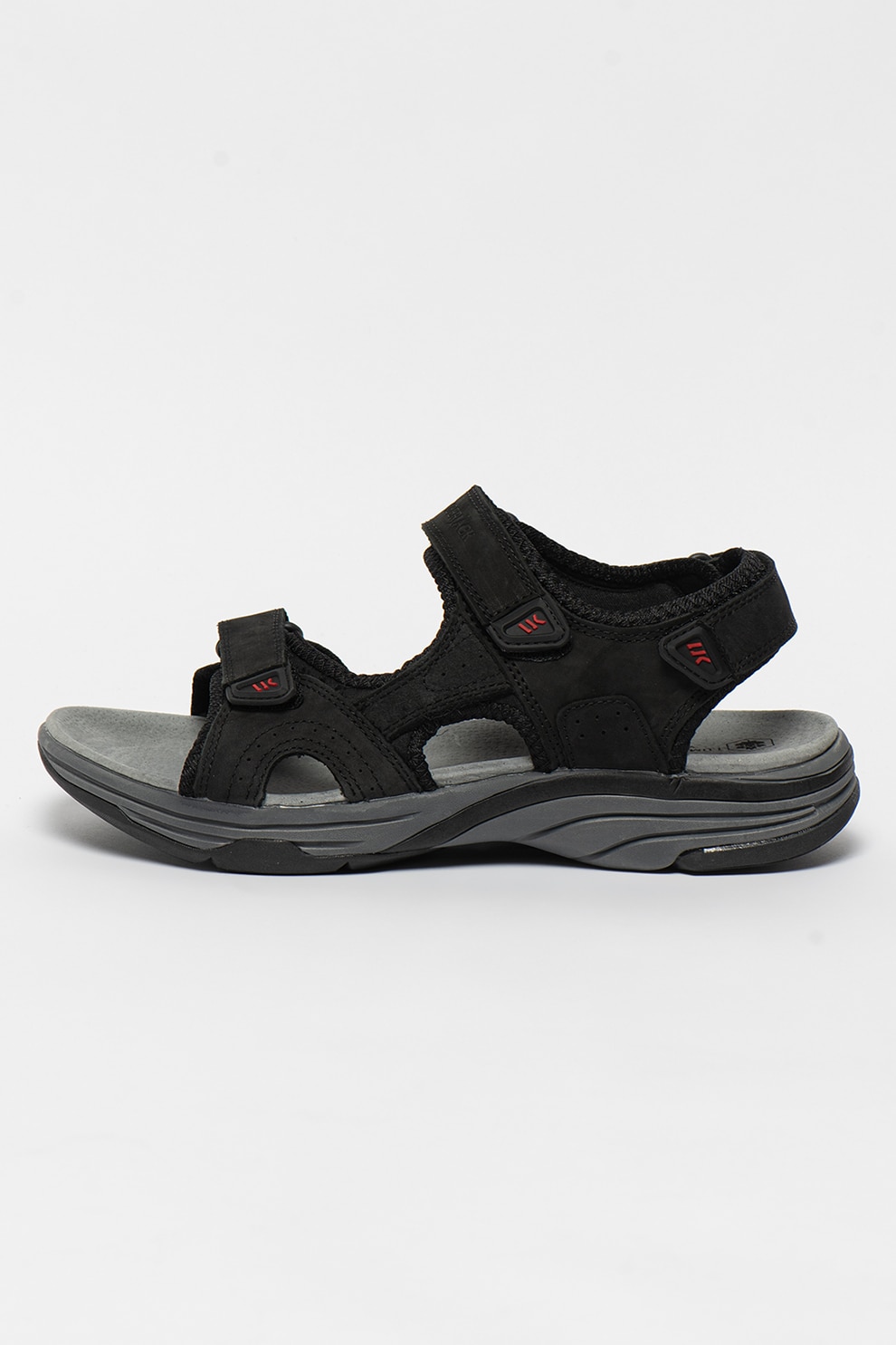 Lumberjack, Sandale de piele intoarsa cu velcro Bogart