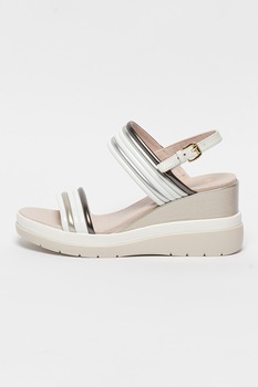Lumberjack, Sandale wedge de piele si piele ecologica Elaine Lumberjack, Sandale wedge de piele si piele ecologica Elaine