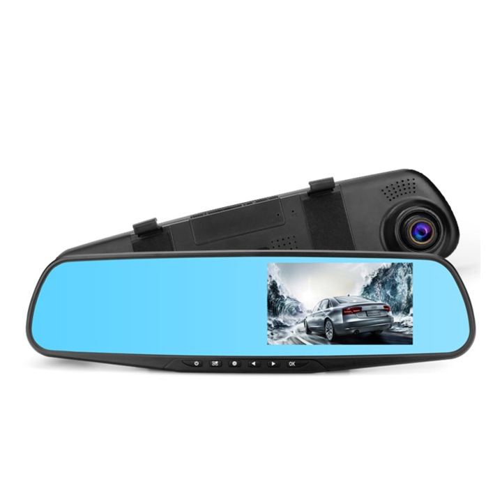 Camera auto DVR, Yavis Trade, Display TFT LCD RGB, 4.3", Negru