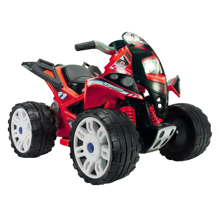 Injusa "The Beast" elektromos ATV gyerekeknek, 12V, piros