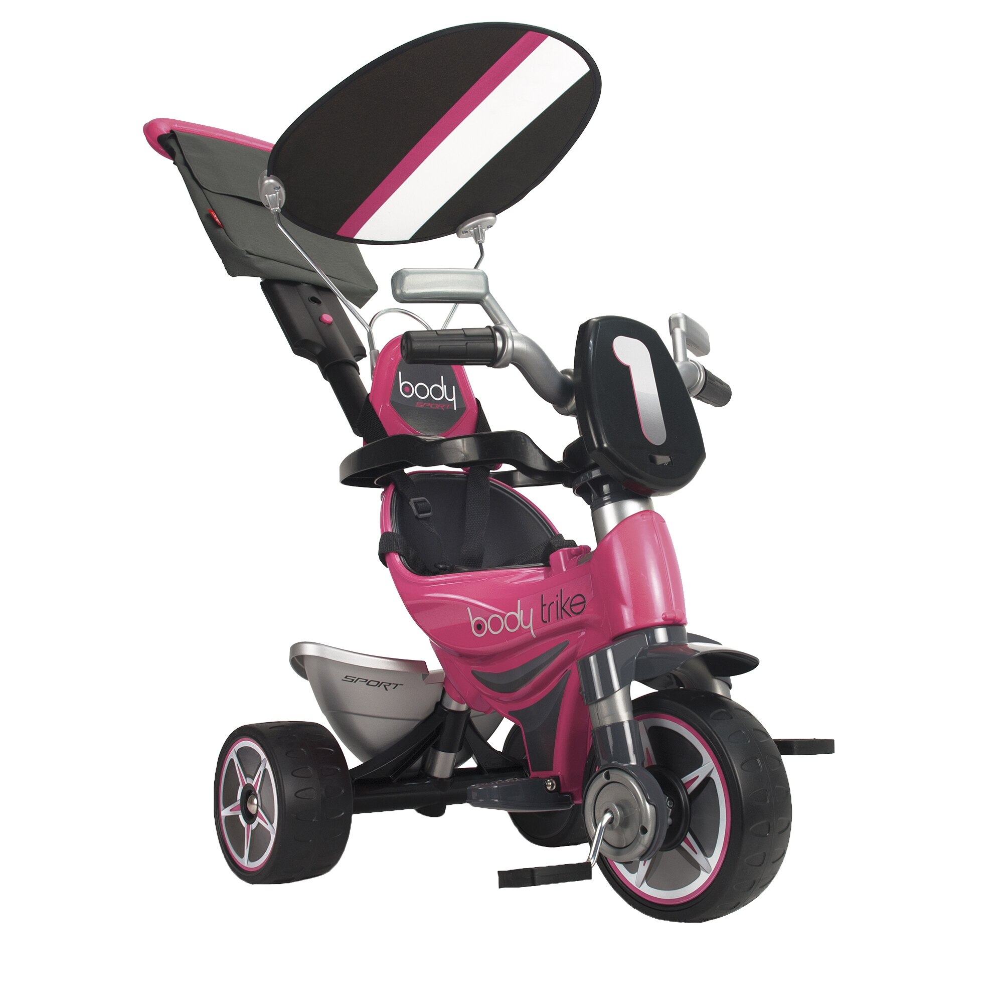 Tricicleta Injusa 2 in 1 - Body Special, roz