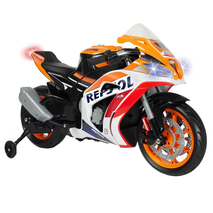 Детски мотоциклет Injusa, 12V - Honda Repsol Naked, Електрически
