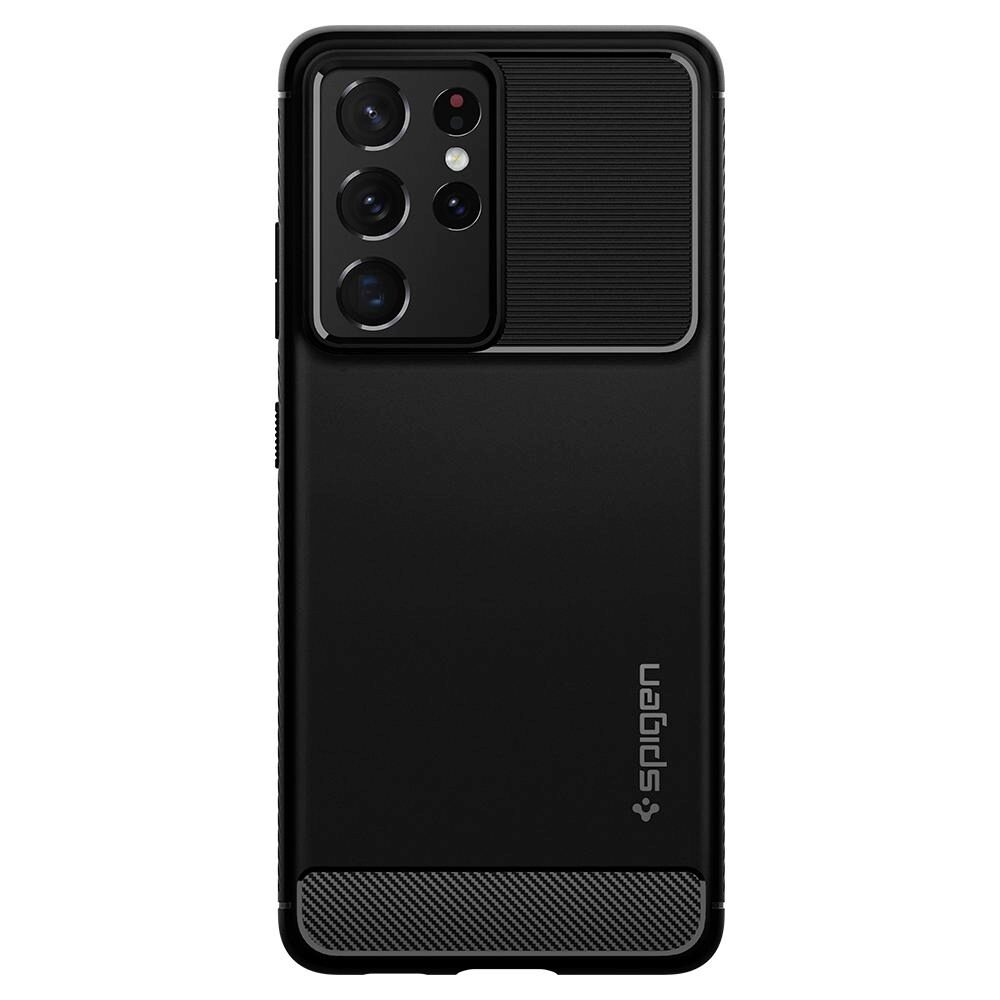 Husa Antisoc Spigen Rugged Armor pentru Samsung Galaxy S21 Ultra 6.8