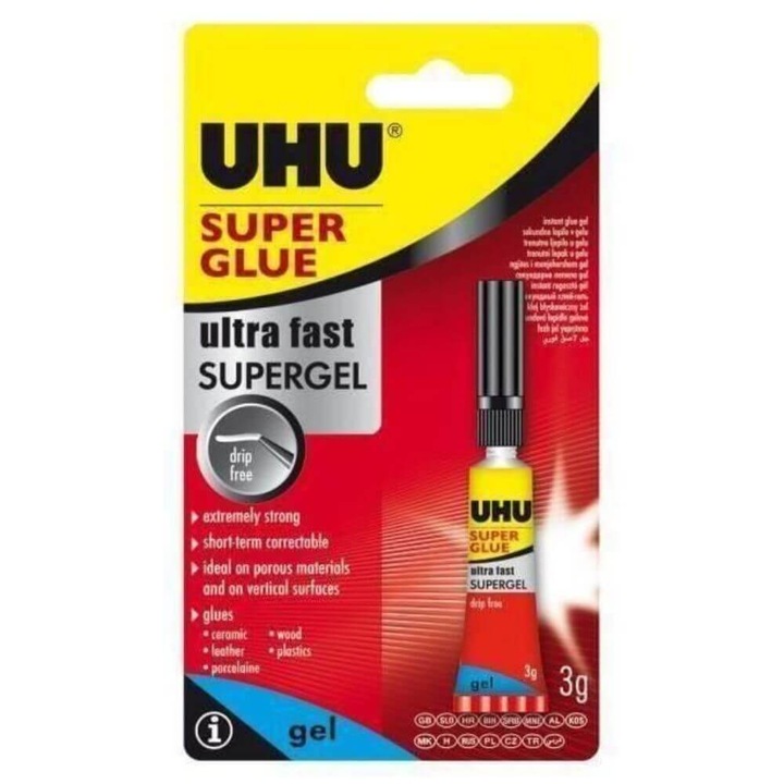 Лепило UHU, Гел, 3 g