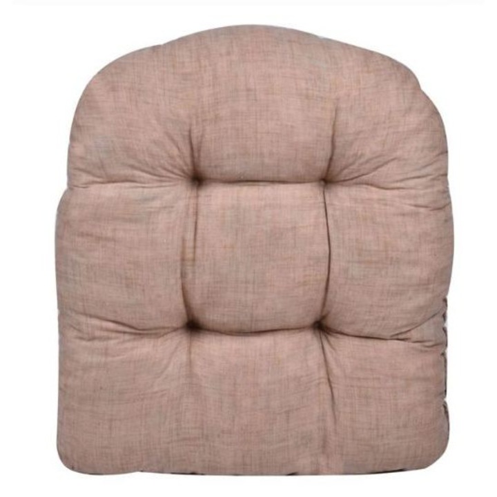 Perna decorativa pentru podea, bej, umplutura spuma, 45x50x12 cm