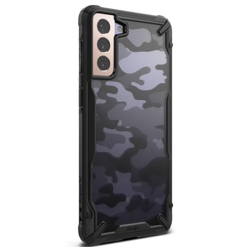 Carcasa Ringke Fusion X Samsung Galaxy S21 Plus Camo Black