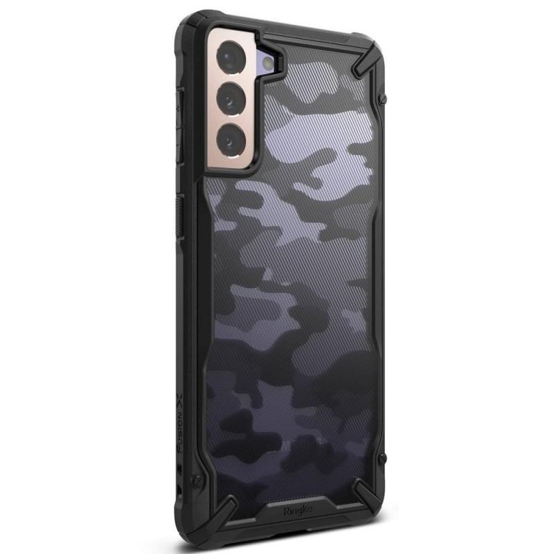 Carcasa Ringke Fusion X Samsung Galaxy S21 Camo Black