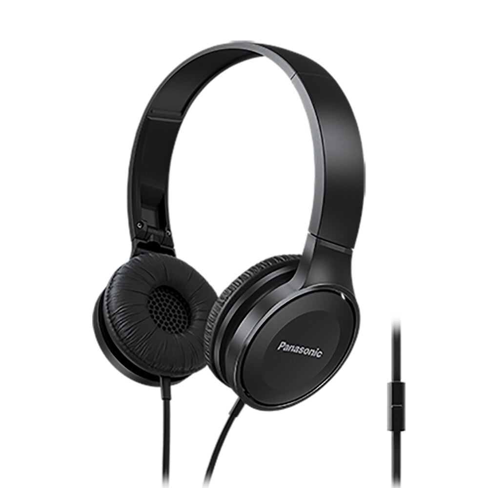 Casti over the ear Panasonic RP-HF100ME-K cu microfon si banda ajustabila
