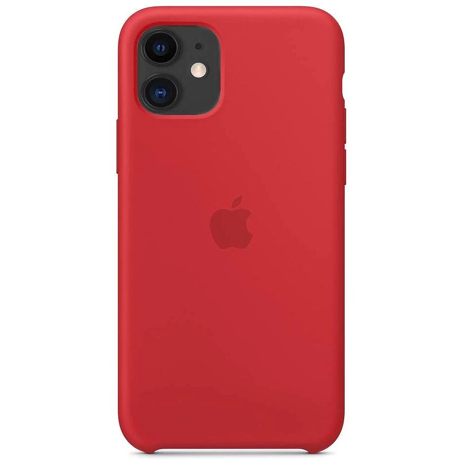 Husa Compatibila Apple, iPhone 11, Silicon, Microfibra ,Red Hot